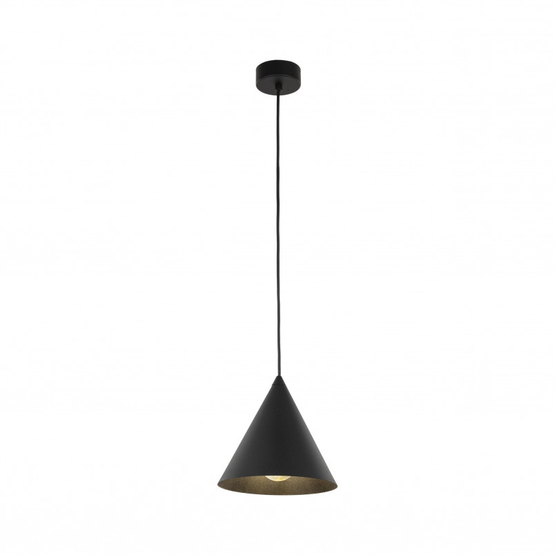 Lampa Wisząca Cono Black - TK Lighting | Loftowa, Czarna