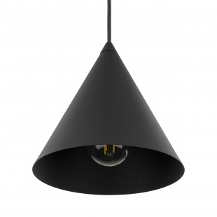 Lampa Wisząca Cono Black - TK Lighting | Loftowa, Czarna