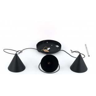 Lampa Wisząca Cono Black | TK Lighting - Loftowa Elegancja