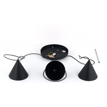 Lampa Wisząca Cono Black | TK Lighting - Loftowa Elegancja