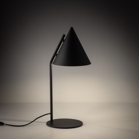 Lampa Cono Black TK Lighting | Lampa stołowa loft czarna