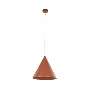 Lampa Wisząca Cono Brick TK Lighting | Pomarańczowa, E27