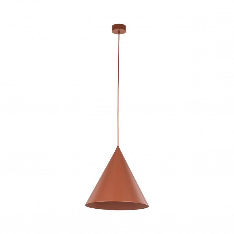 Lampa Wisząca Cono Brick TK Lighting | Pomarańczowa, E27