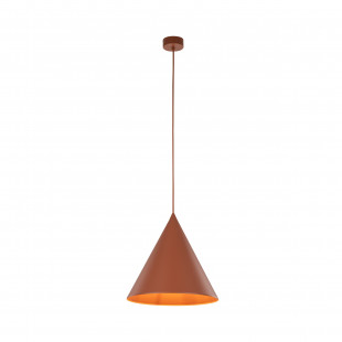 Lampa Wisząca Cono Brick TK Lighting | Pomarańczowa, E27