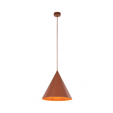Lampa Wisząca Cono Brick TK Lighting | Pomarańczowa, E27