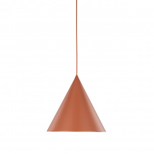 Lampa Wisząca Cono Brick TK Lighting | Pomarańczowa, E27