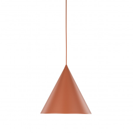 Lampa Wisząca Cono Brick TK Lighting | Pomarańczowa, E27