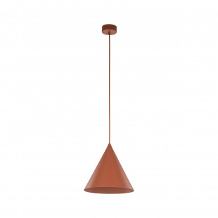Lampa Wisząca Cono Brick | TK Lighting - Pomarańczowa, E27