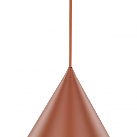 Lampa Wisząca Cono Brick | TK Lighting - Pomarańczowa, E27