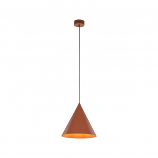 Lampa Wisząca Cono Brick | TK Lighting - Pomarańczowa, E27