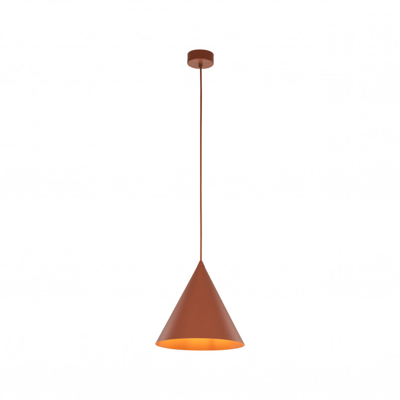 Lampa Wisząca Cono Brick | TK Lighting - Pomarańczowa, E27