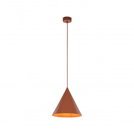 Lampa Wisząca Cono Brick | TK Lighting - Pomarańczowa, E27