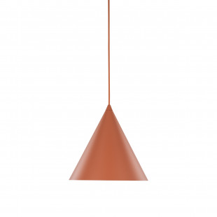 Lampa Wisząca Cono Brick | TK Lighting - Pomarańczowa, E27