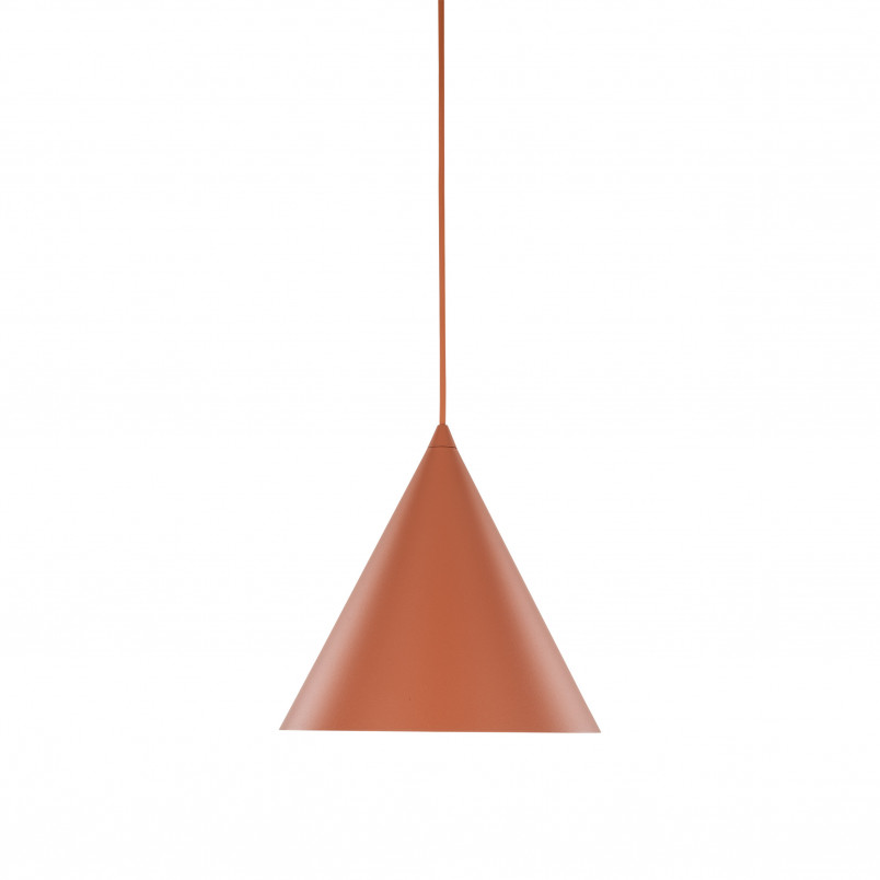Lampa Wisząca Cono Brick | TK Lighting - Pomarańczowa, E27
