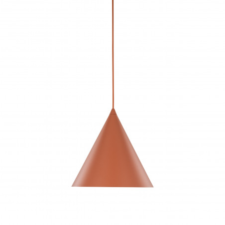 Lampa Wisząca Cono Brick | TK Lighting - Pomarańczowa, E27