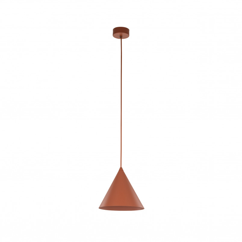 Lampa Wisząca Cono Brick | TK Lighting - Pomarańczowa, E27