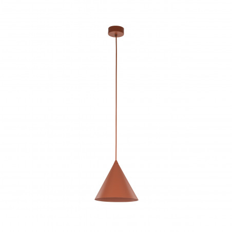 Lampa Wisząca Cono Brick | TK Lighting - Pomarańczowa, E27