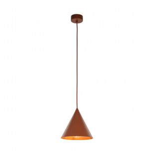 Lampa Wisząca Cono Brick | TK Lighting - Pomarańczowa, E27