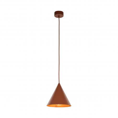 Lampa Wisząca Cono Brick | TK Lighting - Pomarańczowa, E27