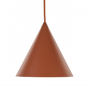 Lampa Wisząca Cono Brick | TK Lighting - Pomarańczowa, E27