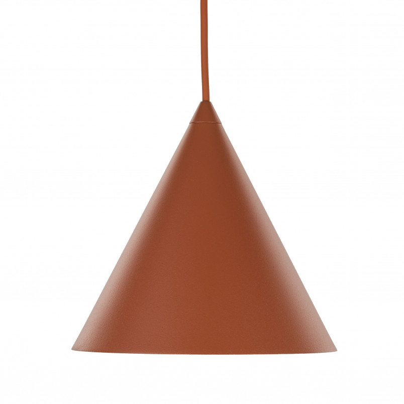 Lampa Wisząca Cono Brick | TK Lighting - Pomarańczowa, E27