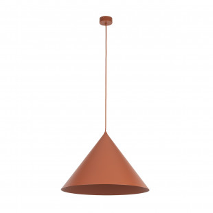 Lampa wisząca Cono Brick | TK Lighting - Pomarańczowa, E27