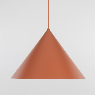 Lampa wisząca Cono Brick | TK Lighting - Pomarańczowa, E27