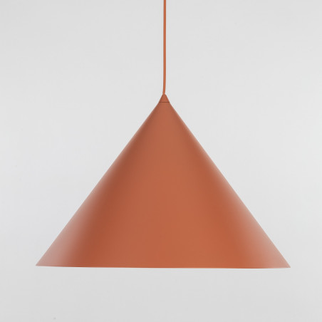 Lampa wisząca Cono Brick | TK Lighting - Pomarańczowa, E27
