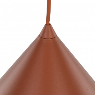 Lampa wisząca Cono Brick | TK Lighting - Pomarańczowa, E27