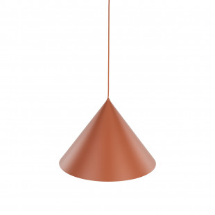 Lampa wisząca Cono Brick | TK Lighting - Pomarańczowa, E27
