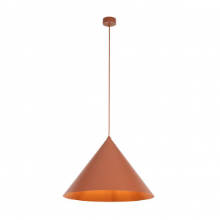 Lampa wisząca Cono Brick | TK Lighting - Pomarańczowa, E27