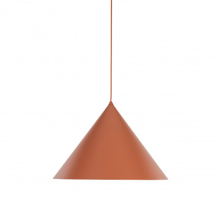 Lampa wisząca Cono Brick | TK Lighting - Pomarańczowa, E27