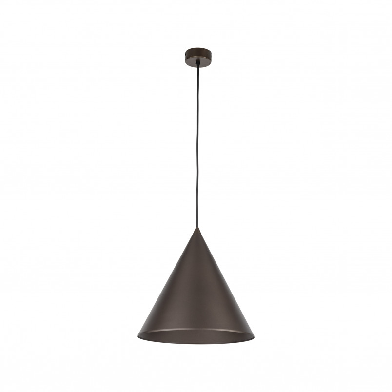Lampa wisząca Cono Brown TK Lighting | Loftowa lampa stożkowa