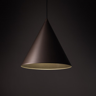 Lampa wisząca Cono Brown TK Lighting | Loftowa lampa stożkowa