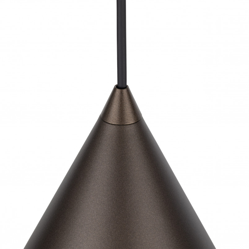 Lampa wisząca Cono Brown TK Lighting | Loftowa lampa stożkowa