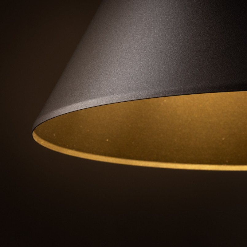 Lampa wisząca Cono Brown TK Lighting | Loftowa lampa stożkowa