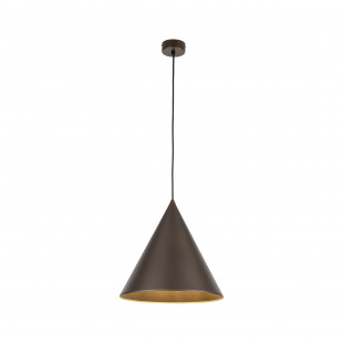 Lampa wisząca Cono Brown TK Lighting | Loftowa lampa stożkowa