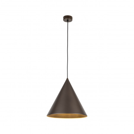 Lampa wisząca Cono Brown TK Lighting | Loftowa lampa stożkowa