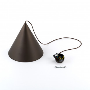 Lampa wisząca Cono Brown TK Lighting | Loftowa lampa stożkowa