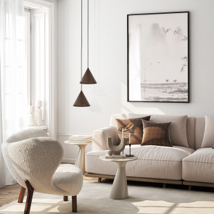 Lampa Wisząca Cono Brown TK Lighting | Loftowa Lampa E27