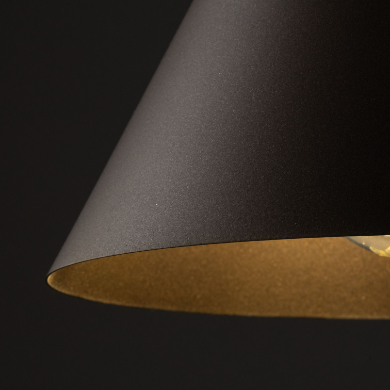 Lampa Wisząca Cono Brown TK Lighting | Loftowa Lampa E27