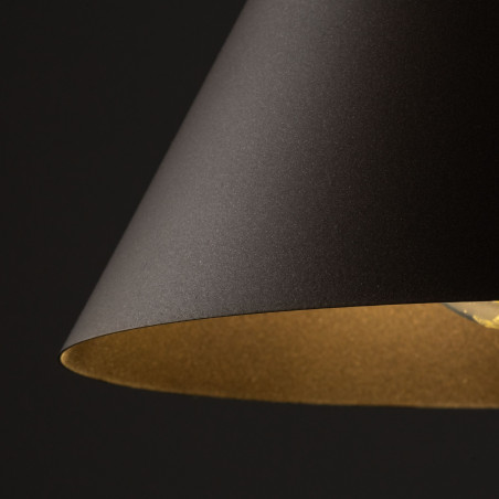 Lampa Wisząca Cono Brown TK Lighting | Loftowa Lampa E27