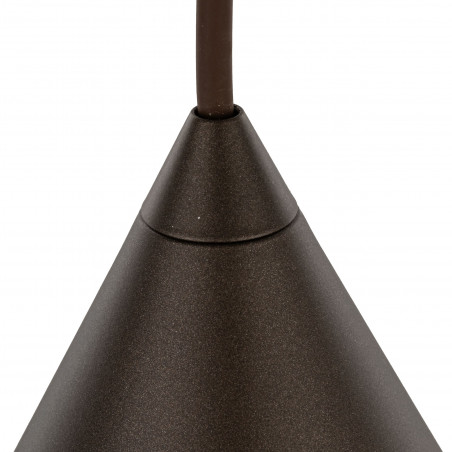 Lampa Wisząca Cono Brown TK Lighting | Loftowa Lampa E27