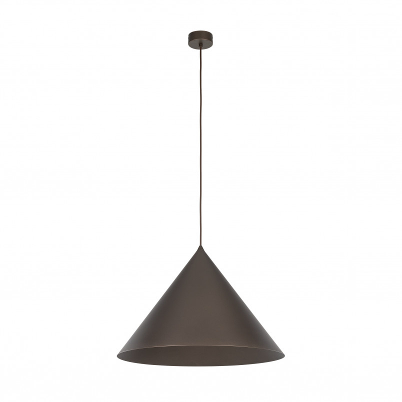 Lampa Wisząca Cono Brown TK Lighting | Loftowa, Stożkowa