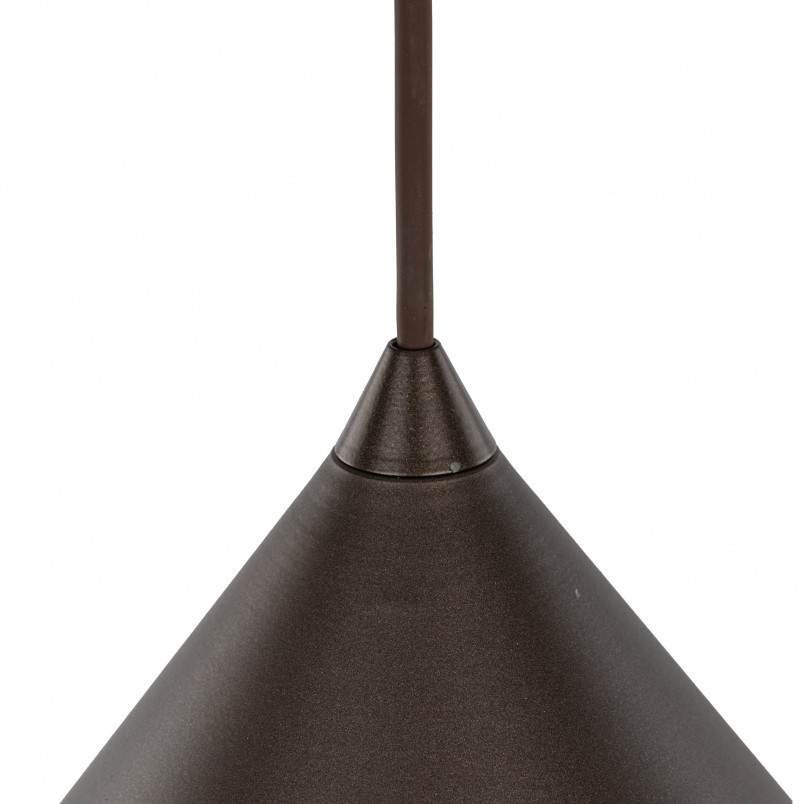 Lampa Wisząca Cono Brown TK Lighting | Loftowa, Stożkowa