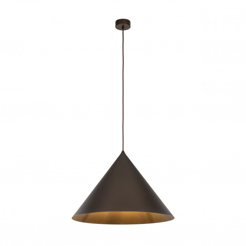 Lampa Wisząca Cono Brown TK Lighting | Loftowa, Stożkowa