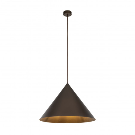 Lampa Wisząca Cono Brown TK Lighting | Loftowa, Stożkowa