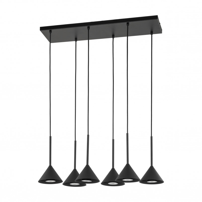 Lampa Wisząca Cono Black 62cm | TK Lighting - Loftowa Elegancja