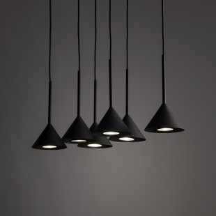 Lampa Wisząca Cono Black 62cm | TK Lighting - Loftowa Elegancja