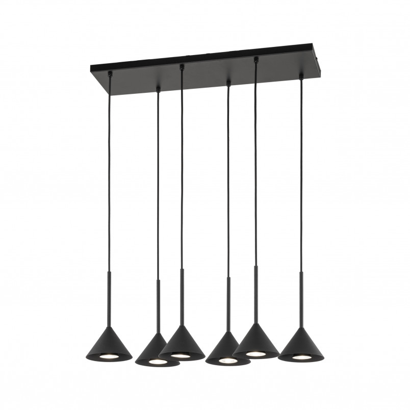 Lampa Wisząca Cono Black 62cm | TK Lighting - Loftowa Elegancja
